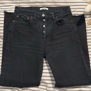 Re/Done Stovepipe Ankle Straight Jeans - 27